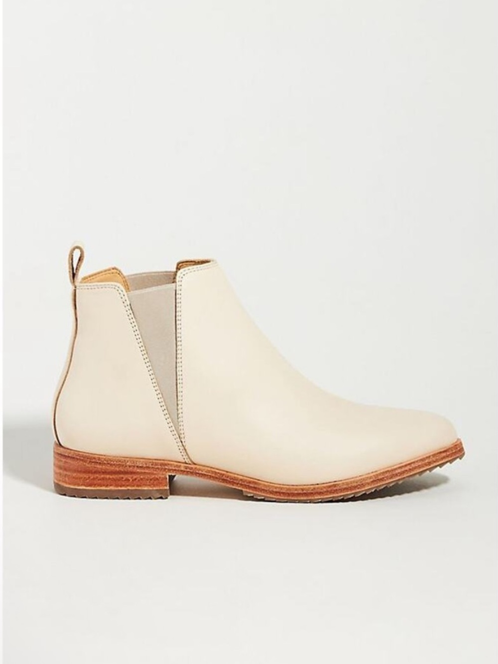 NWOB Nisolo Everyday Chelsea Boots Booties Bone Ivory Cute Anthropologie Sz 9.5